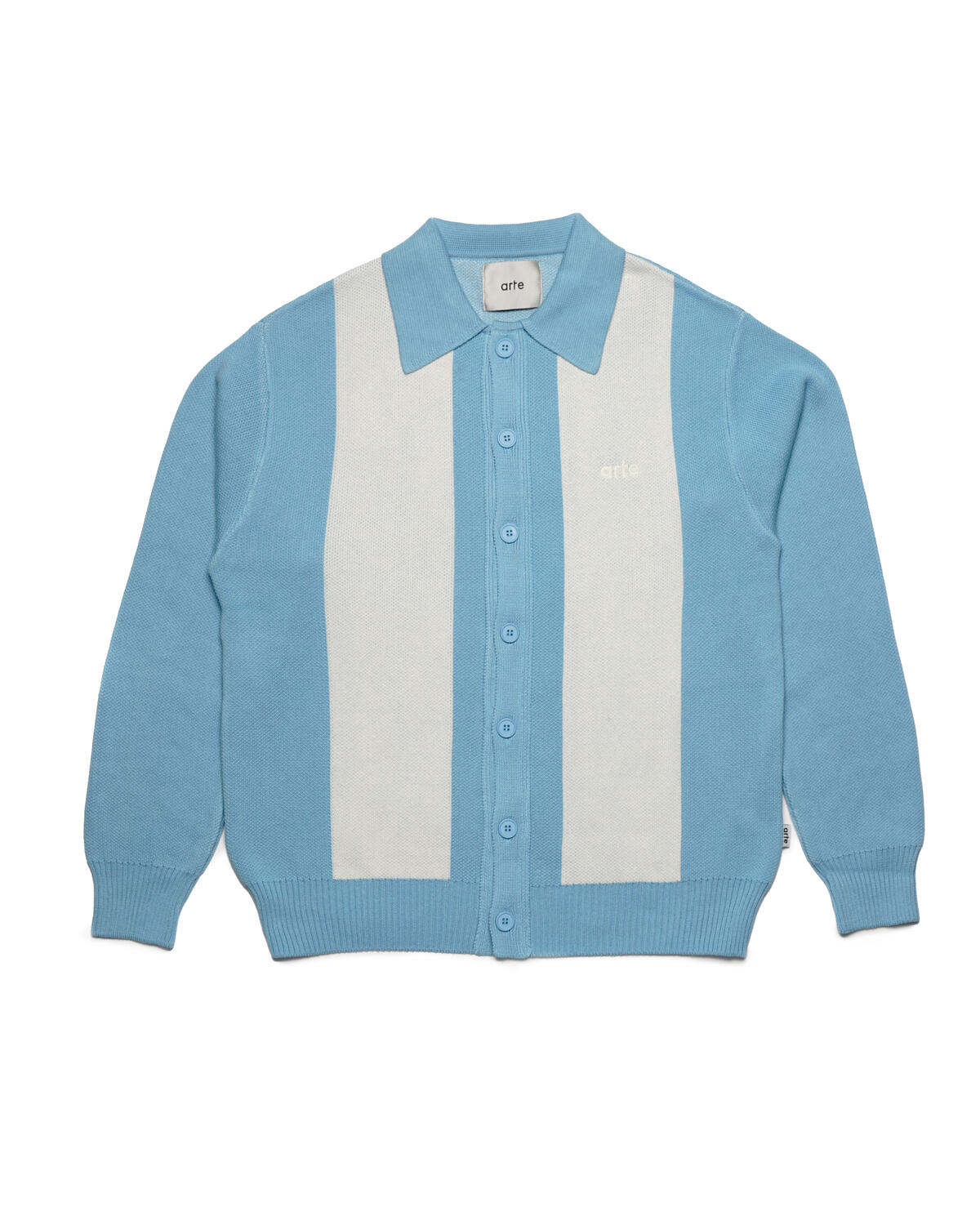 Arte Antwerp Striped Cardigan | SS23-086K-NV | AFEW STORE